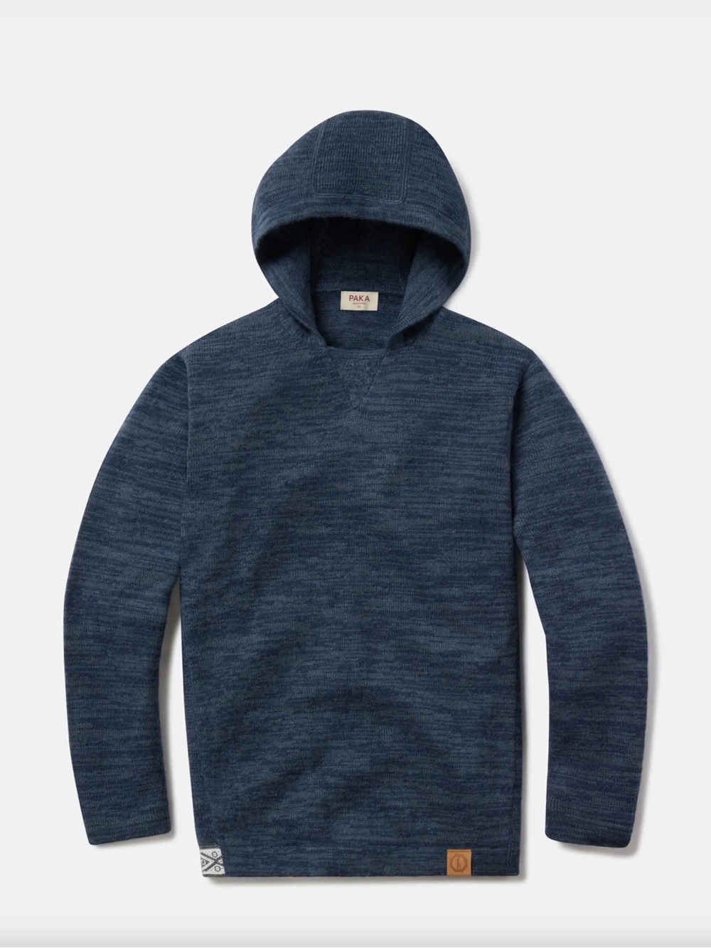 PAKA Dark Blue Knit the Hoodie